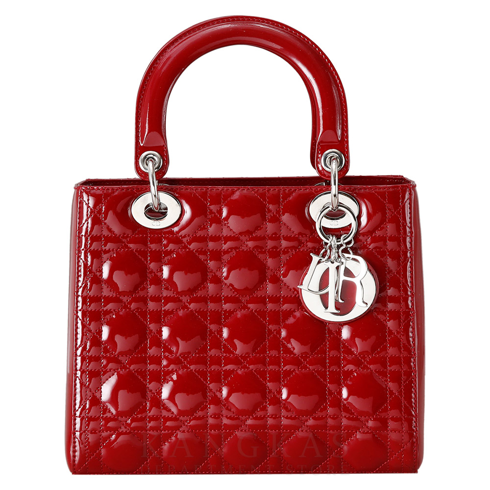 CHRISTIAN DIOR(USED)크리스찬디올 레이디디올 페이던트 미듐 레드